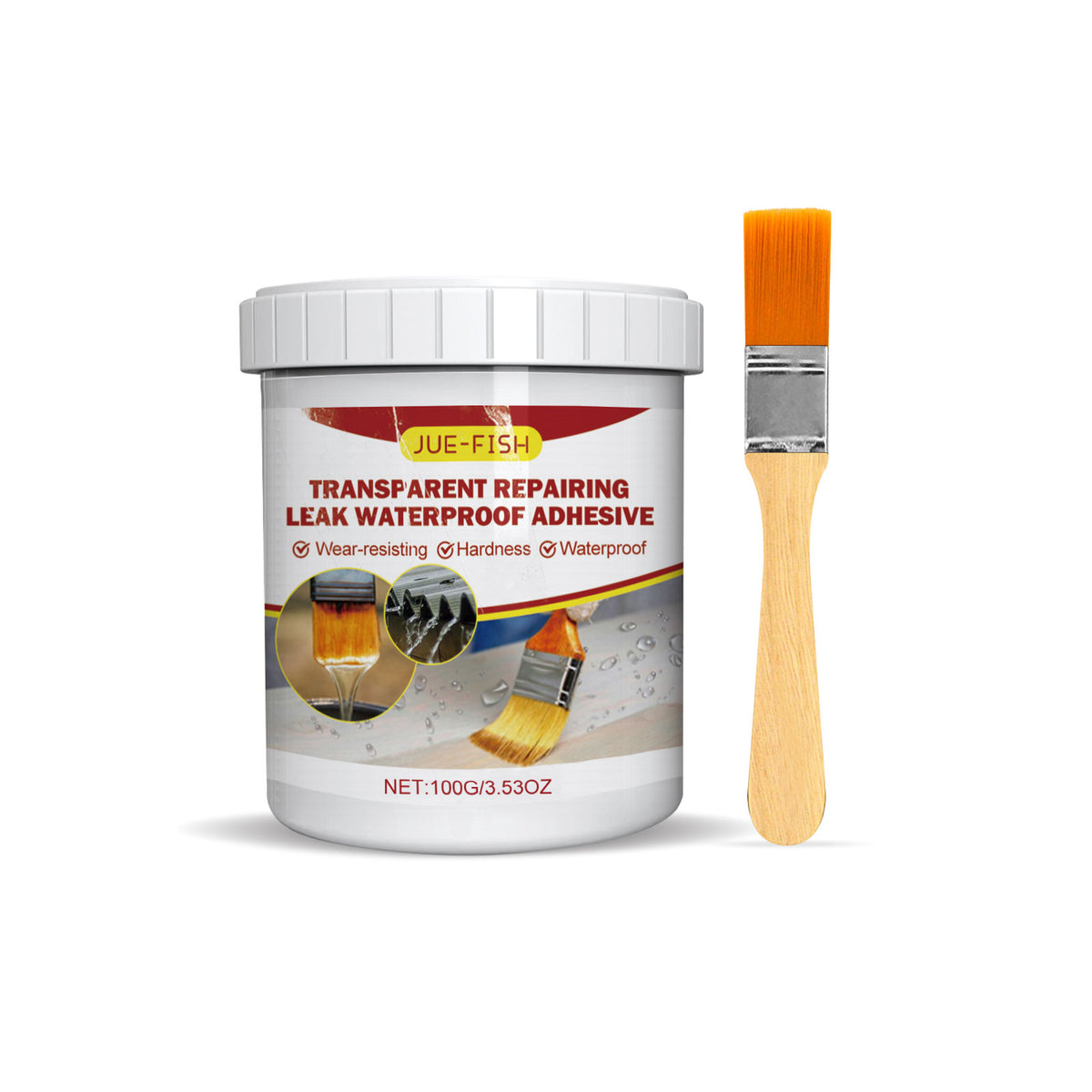 Transparent Leak Repair Waterproof Glue, Free Smashing Brick Toilet Kitchen Floor Tile Paint Waterproofing Agent - V.I.P Digital Presence