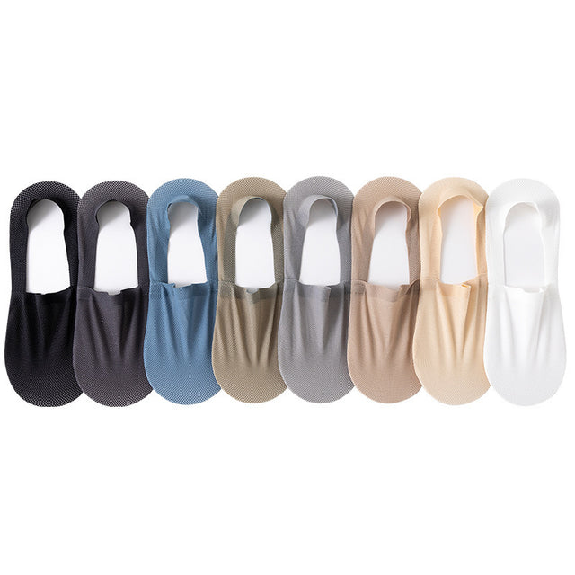 Men's thin breathable mesh boat socks short socks shallow mouth ice silk invisible socks ﻿ - V.I.P Digital Presence