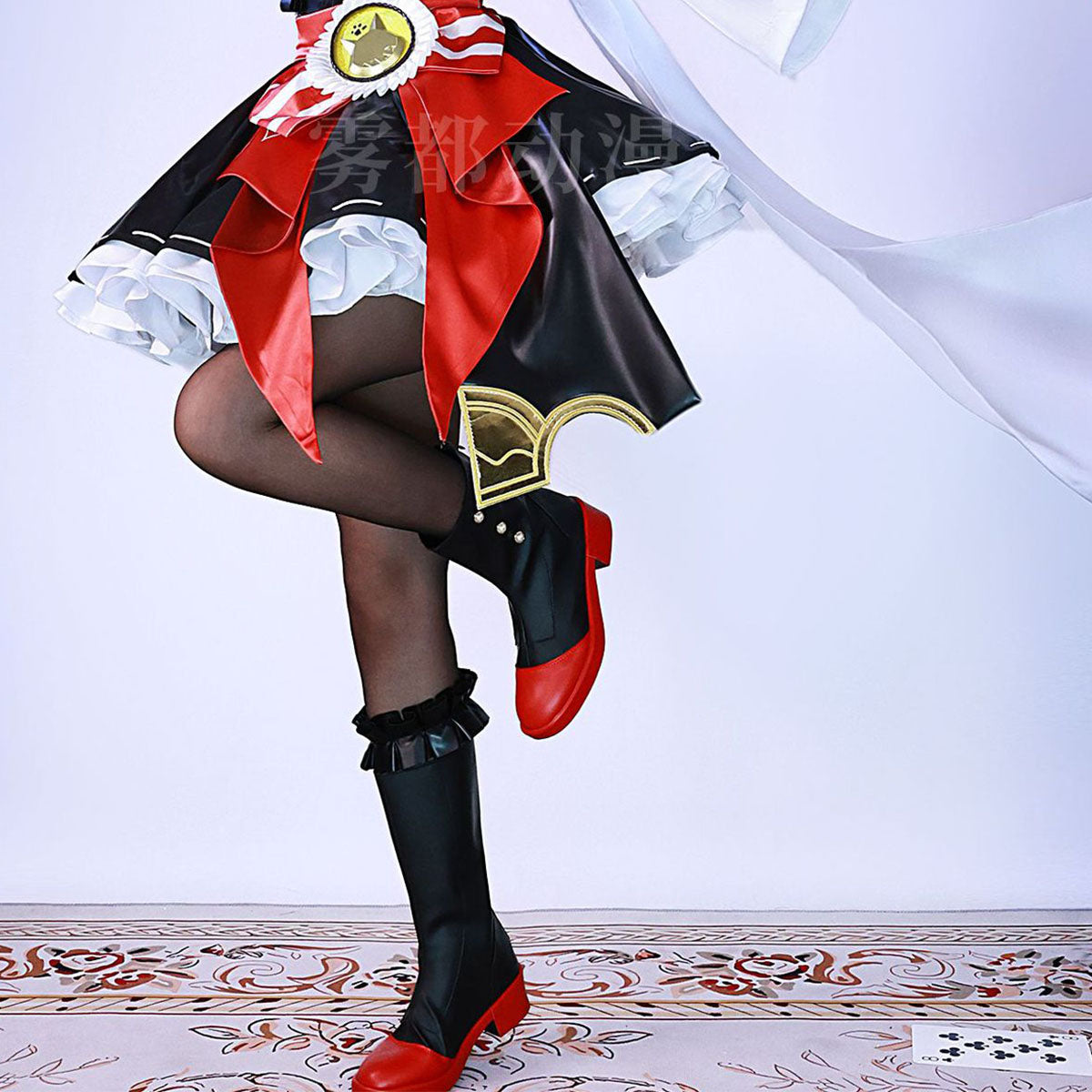 Genshin Impact Linkage Linneline Nite Kentucky Fried Chicken cos clothes KFC animation game cosplay clothes matching shoes - V.I.P Digital Presence