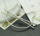 Fashion Hollow Cute Cat Hair Pin Imitation Pearl Hairpin Hair Side Clip Hair Accessories Hair Barrette For Women Girl Gifts - V.I.P Digital Presence