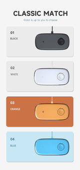 2-in-1 wireless charger suitable for Apple Watch, mobile phone multifunctional wireless charging, desktop ultra-thin - V.I.P Digital Presence