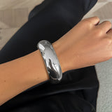 Fashionable metal curved spring bracelet, casual irregular Bracelet set - V.I.P Digital Presence