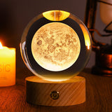 Starry Sky 3D Micro Landscape Crystal Ball Home Desktop Creative Interior Carving White Crystal Ball Ornament Craft Gift product - V.I.P Digital Presence
