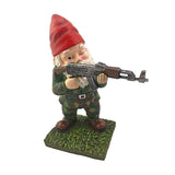 Funny Army Gnome Garden Statue, Resin Desk Ornament, Outdoor Garden Dwarf Decor (3pcs, 2025 New) - V.I.P Digital Presence