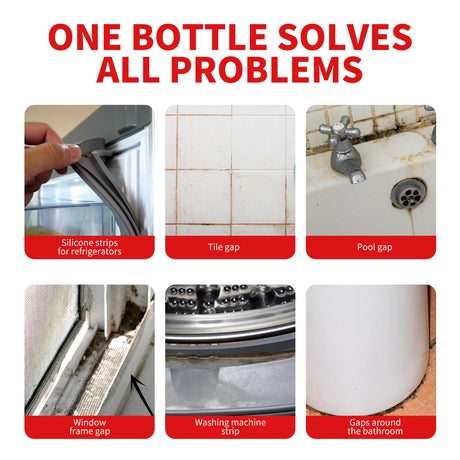 Mildew Remover Gel, Multi-Functional Mildew Remover Wall Tile Crevices Refrigerator Washing Machine Rubber Ring Cleaner - V.I.P Digital Presence