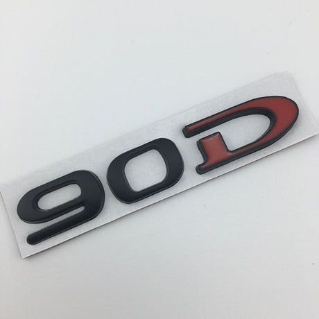 Suitable for Tesla MODEL3 S X Y 75D 85D 90D 100D displacement tail label metal car sticker - V.I.P Digital Presence