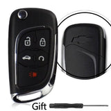 OkeyTech For Chevrolet Lova/Aveo/Cruze Remote Car Key Shell 2/3/4/5 Buttons For Opel Vauxhall Insignia Astra Mokka For Buick - V.I.P Digital Presence