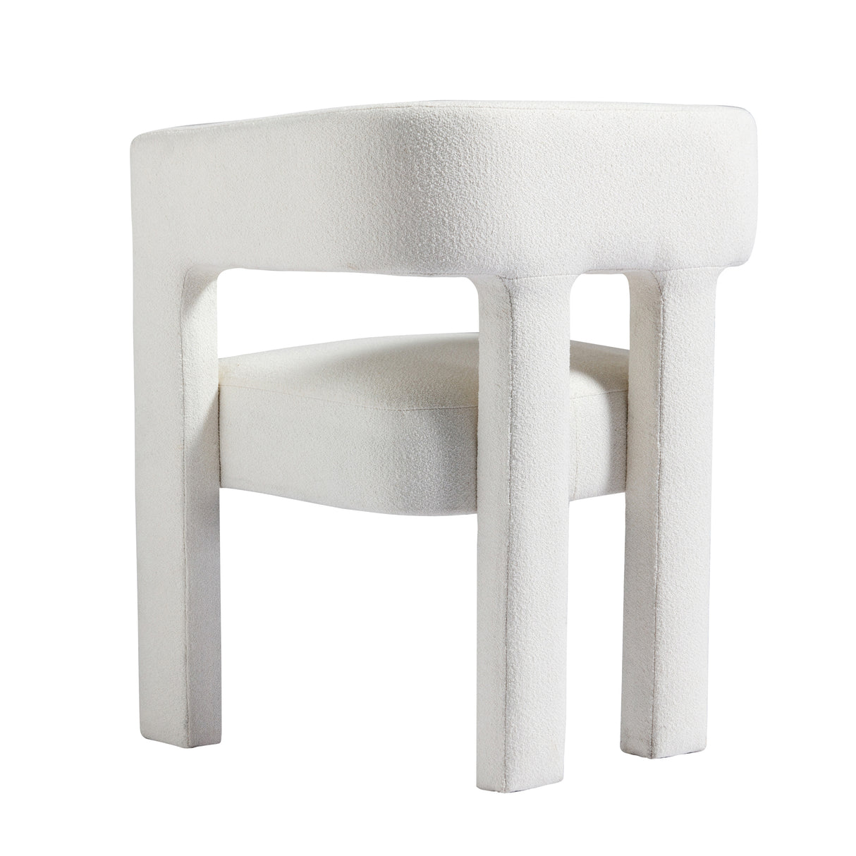 Contemporary Designed Fabric Upholstered Accent Chair Dining Chair for Living Room, Bedroom, Dining Room, Beige - V.I.P Digital Presence