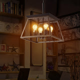 Farmhouse Chandelier  4-Light Vintage Antique Chandeliers Light Fixture For Kitchen Dining Room Living Room(No Bulbs) - V.I.P Digital Presence
