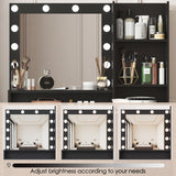 Makeup Vanity Desk with Mirror & Light - V.I.P Digital Presence