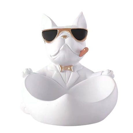 Cute French Bulldog Resin Figurine, Perfect for Table Decoration - V.I.P Digital Presence