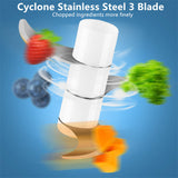 250ml Home Kitchen Appliances Vegetable Meat Electric Mini USB Rechargeable Multifunctional Chopper Garlic Masher Wireless Garlic Beater - V.I.P Digital Presence