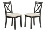 Orisfur 5 Pieces Dining Table and Chairs Set for 4 Persons Kitchen Room Solid Wood Table with 4 Chairs