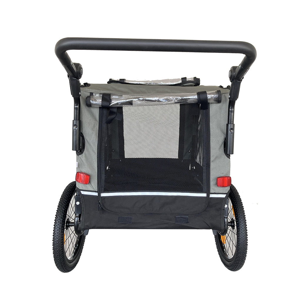 Outdoor Heavy Duty Foldable Utility Pet Stroller Dog Carriers Bicycle Trailer - V.I.P Digital Presence