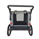 Outdoor Heavy Duty Foldable Utility Pet Stroller Dog Carriers Bicycle Trailer - V.I.P Digital Presence