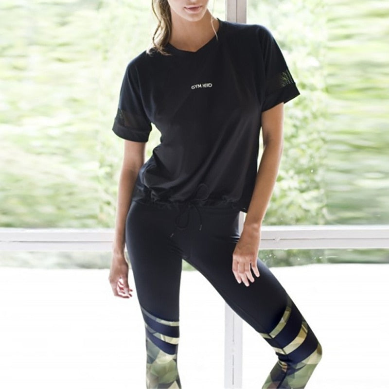 Harajuku Push Up Fitness Legging Camouflage Stripe Bodybuilding Women's leggings Sportswear Athleisure Female Pant Sale - V.I.P Digital Presence
