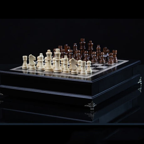 Large International Chess Children's Solid Wood Western Chess Adult Competition Special - V.I.P Digital Presence