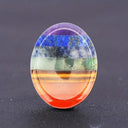 Thumb Worry Stones Oval Massage Quartz Healing Crystal Chakra Energy Therapy Meditation Spiritual Natural Gemstone Decor - V.I.P Digital Presence