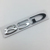 Suitable for Tesla MODEL3 S X Y 75D 85D 90D 100D displacement tail label metal car sticker - V.I.P Digital Presence