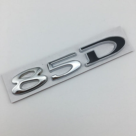 Suitable for Tesla MODEL3 S X Y 75D 85D 90D 100D displacement tail label metal car sticker - V.I.P Digital Presence