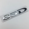 Suitable for Tesla MODEL3 S X Y 75D 85D 90D 100D displacement tail label metal car sticker - V.I.P Digital Presence