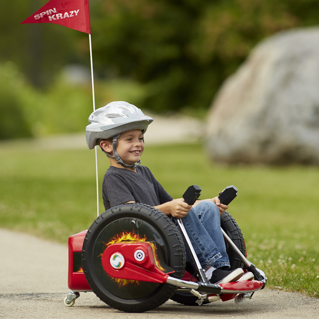 12V Kids Ride On Electric Toy,2WD,16'' exaggerated wheel,Dual handle control for 360 degree flexible steering and rotation - V.I.P Digital Presence