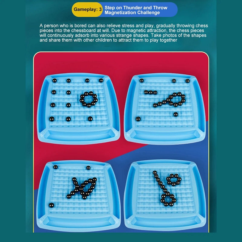 Magnetic Battle Chess Portable Magnetic Effect Chess Set Improve Creativity Logic Thinking Party Supplies for Family Reunions - V.I.P Digital Presence