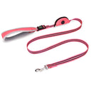 Nylon Combat Padded Leads Dog Leash with Double Padded Handles with Built in Poop Bag Holder Dispenser - V.I.P Digital Presence