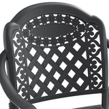 (Cushions In Random Colors)5-Piece Set Of Cast Aluminum Patio Furniture With Cushions - V.I.P Digital Presence