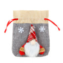 Forest Man Gift Bag Christmas Linen Cartoon Decoration Faceless Elderly Gift Bag Gift Bag Candy Bag - V.I.P Digital Presence