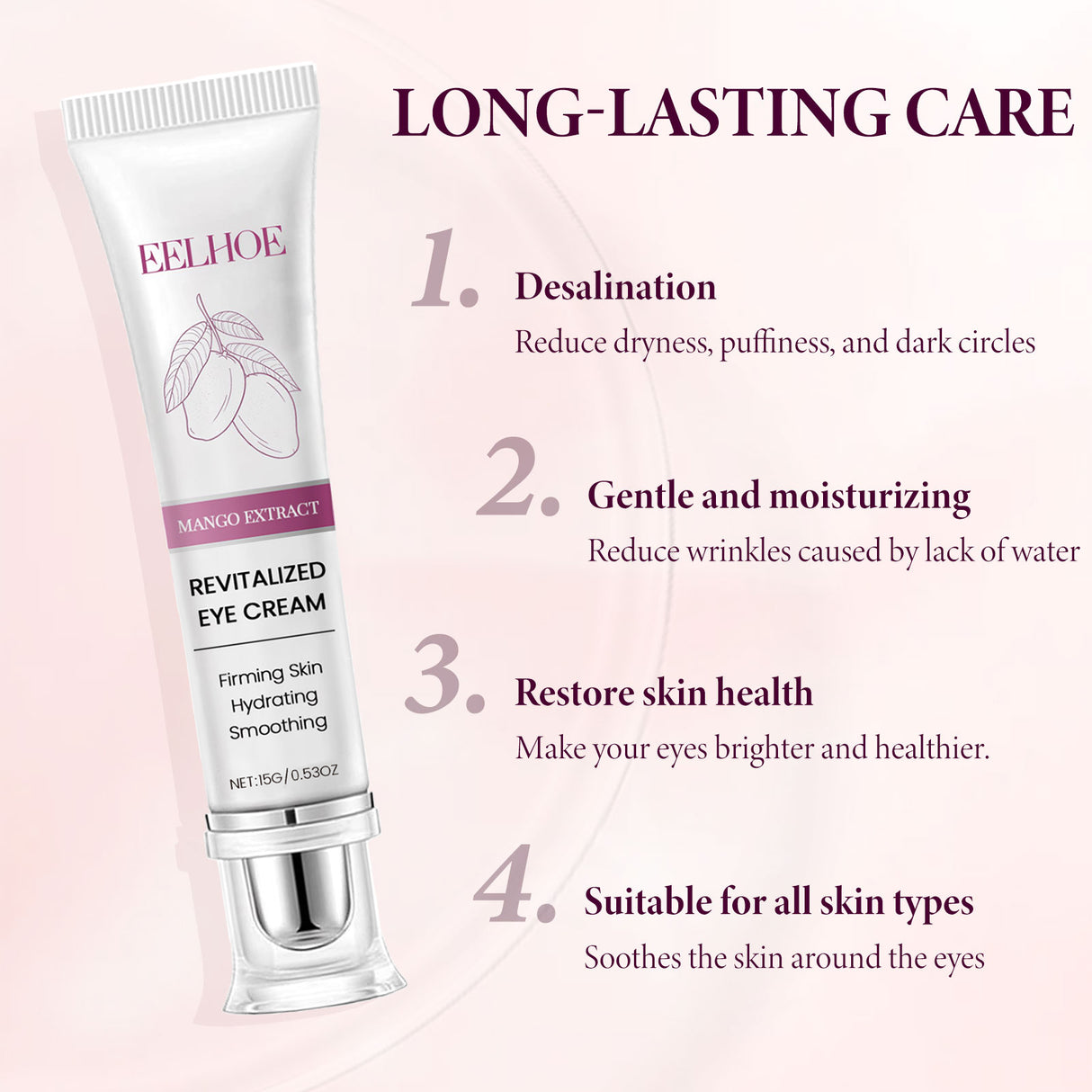 Mango Eye Cream Reduces Fine Lines Of Crow's Feet Bags And Gently Nourishes Elasticity And Tightens The Skin Around Eyes - V.I.P Digital Presence