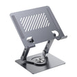 Dual arm support tablet stand with infinite adjustment, rotation, folding, heat dissipation, gaming phone stand - V.I.P Digital Presence