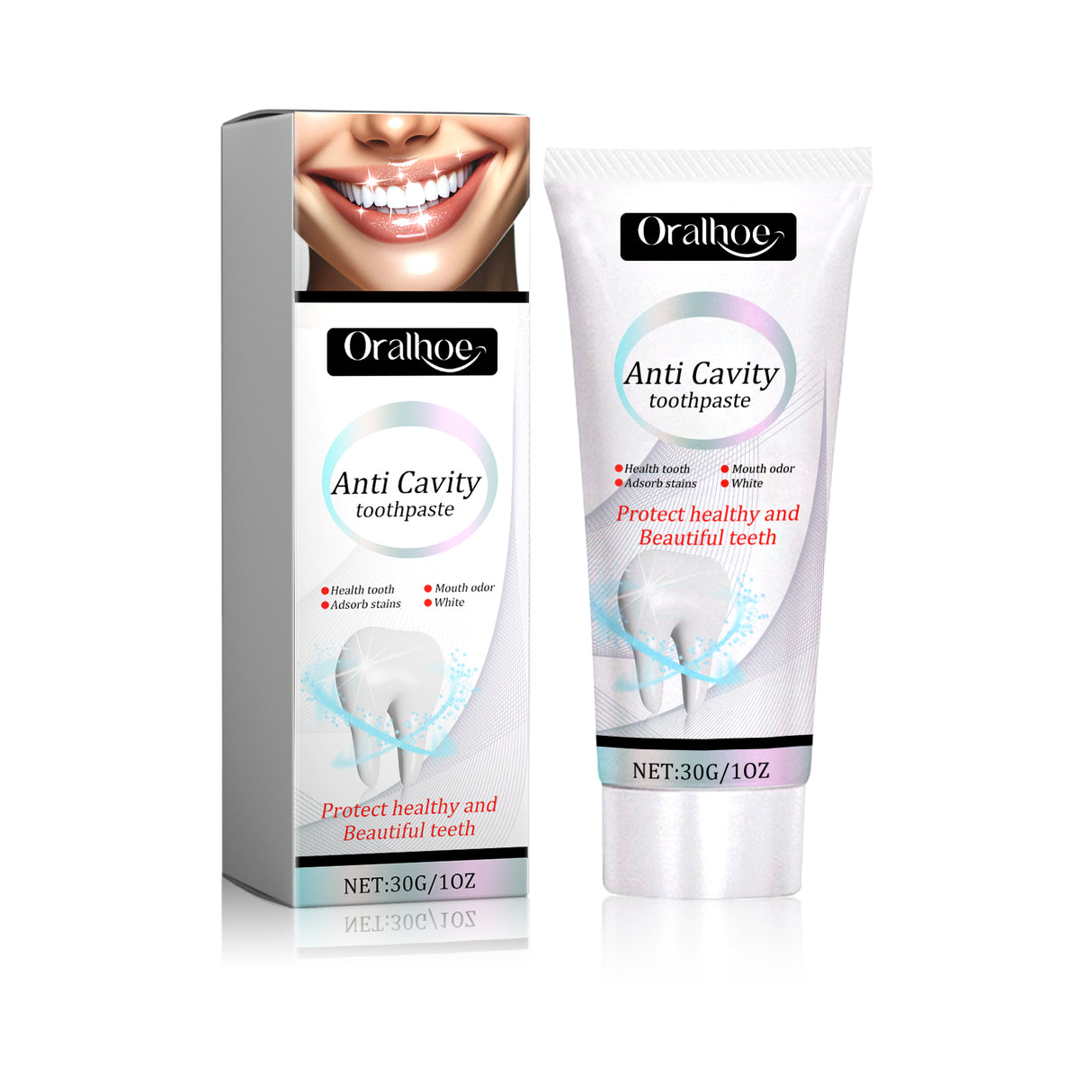 Anti Cavity Toothpaste, Deep Clean Tartar Stain Whitening Mouth Protection Fresh Breath Cleaning Toothpaste - V.I.P Digital Presence