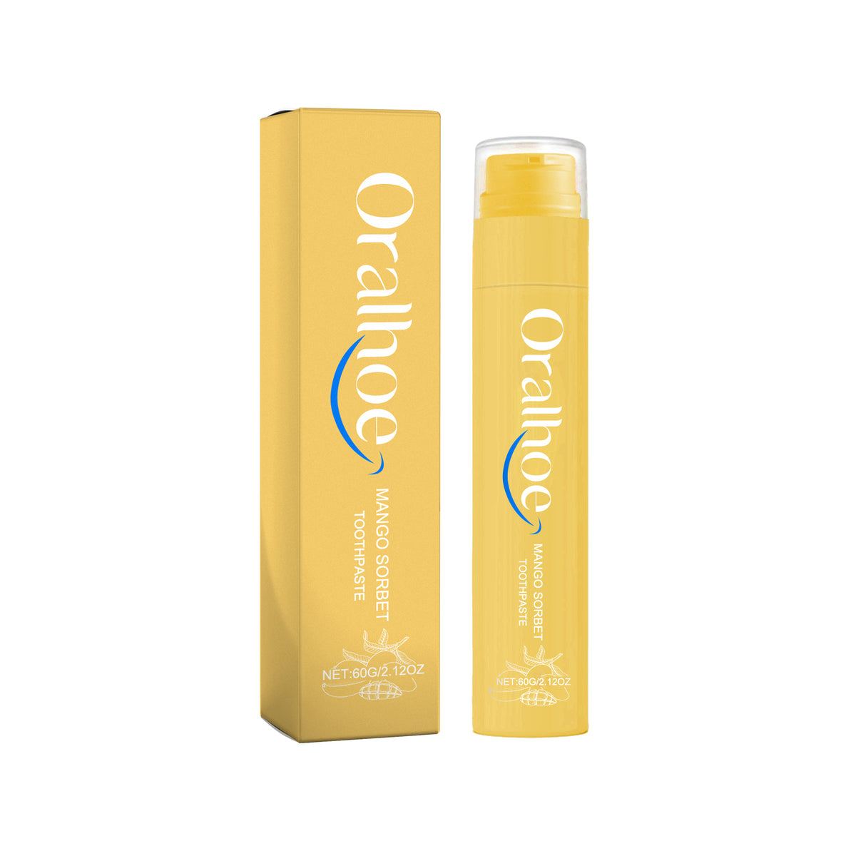 Mango Sorbet Toothpaste, Multi-Flavor Teeth Clean Teeth Yellow Tartar Fresh Breath Beautiful Teeth - V.I.P Digital Presence