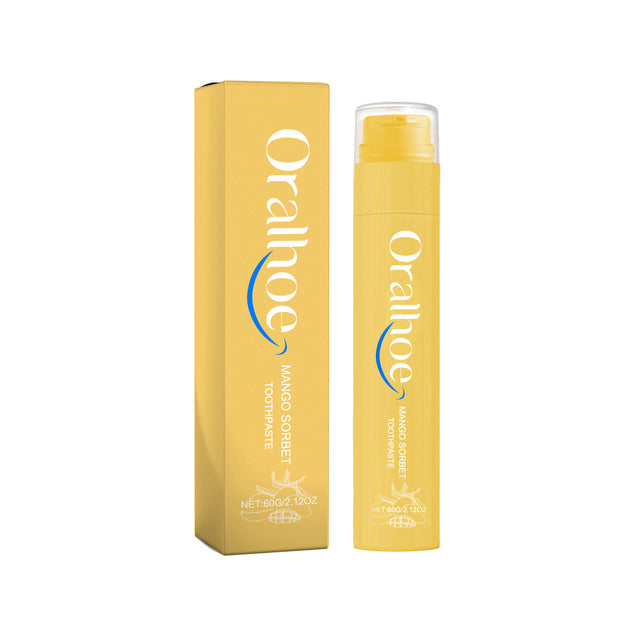 Mango Sorbet Toothpaste, Multi-Flavor Teeth Clean Teeth Yellow Tartar Fresh Breath Beautiful Teeth - V.I.P Digital Presence