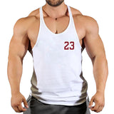 Sportswear vest men's round neck men's cotton vest loose shoulder sleeveless basketball suit - V.I.P Digital Presence