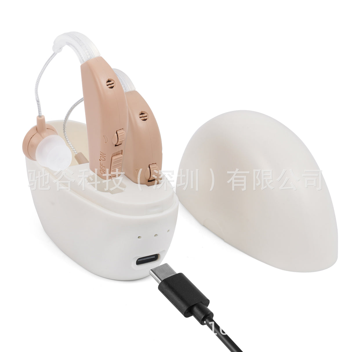 Portable Dual-Ear Hearing Aids with Amplifier and Rechargeable Function - V.I.P Digital Presence