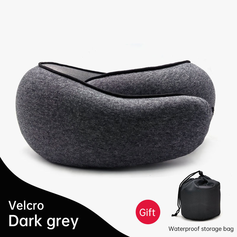 Memory Foam Neck Pillow Cervical Vertebra Travel Portable Noon Break Aircraft U Type Of Pillow Sleep Camping Pillow Carry Bag - V.I.P Digital Presence