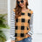 Plaid Striped Round Neck Long Sleeve T-Shirt - V.I.P Digital Presence