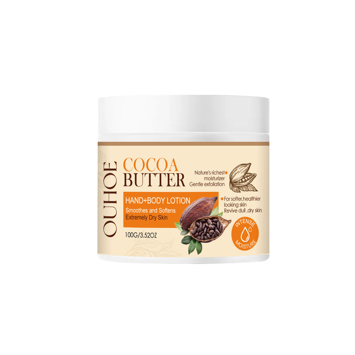 Cacao Body Lotion, Lightening Acne Mark Dark Hydrating Whitening Body Lotion
