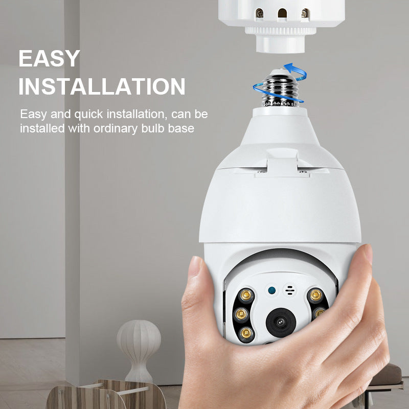 Tuya Smart Wide Voltage 110V-220V Wifi Ball Machine Indoor Lamp Head Surveillance Camera - V.I.P Digital Presence