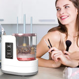 Electric Makeup Brush Cleaner Rechargeable Makeup Brushes Cleaning Tool Automatic Makeup Brush Cleaning Stand Device - V.I.P Digital Presence
