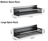 New Magnetic Shelf Moveable Magnetic Fridge Organizer  Rack Seasoning Organizer Spice Rack for Refrigerator - V.I.P Digital Presence