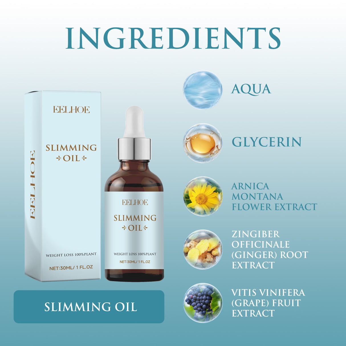 Slimming Oil, Wen Run Smooth The Skin Wrinkles Brighten The Skin Color Model Body Firming Body Muscles - V.I.P Digital Presence