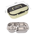 Microwaveable portable 304 stainless steel heat preservation rectangular lunch box fresh lunch box - V.I.P Digital Presence