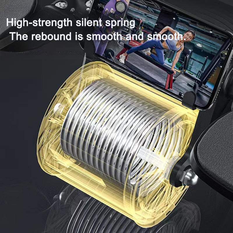 Automatic rebound abdominal compression and abdominal muscle training equipment for both men and women using elbow support rollers - V.I.P Digital Presence