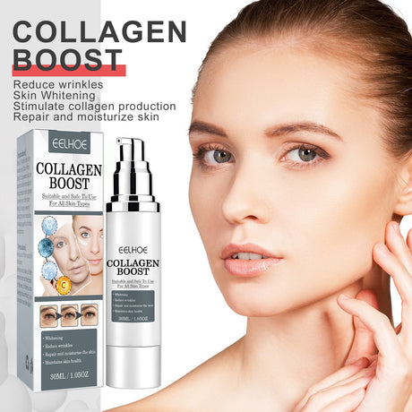 EELHOE Collagen Anti Wrinkle Cream Collagen Is Reconstituted Against Aging To Weaken Fine Lines Moisturize And Tighten Skin - V.I.P Digital Presence