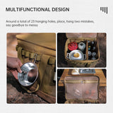 Bolso de mano para exteriores, caja de almacenamiento anticolisión, bolsa impermeable para desechos de camping, bolsa de almacenamiento para vajilla y utensilios de cocina