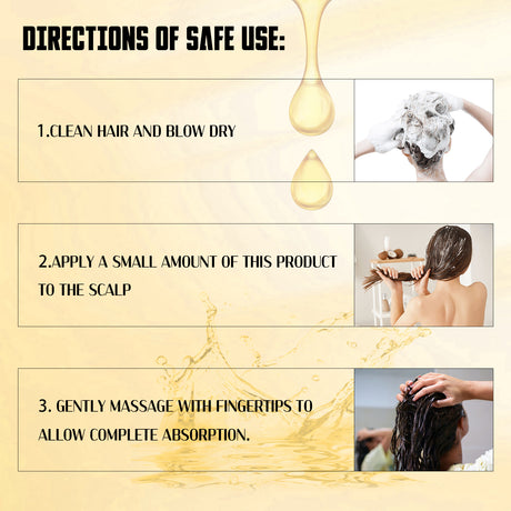 Biotin Hair Growth Roll On Massage Essence, Strong Hair Nourishing Hair Root Repair Dry Hair Essence - V.I.P Digital Presence