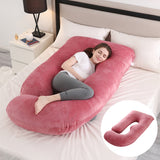 Pregnant women's pillow waist protection side sleeping slope pillow J-shaped pregnancy sleeping pillow - V.I.P Digital Presence